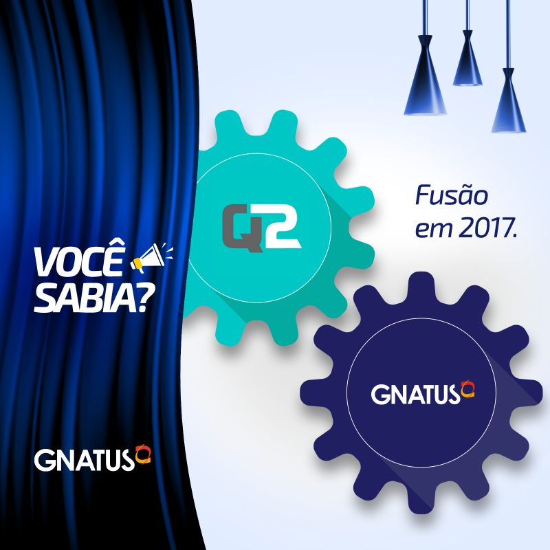 Fusão em 2017 – Q2Tec + Gnatus Fusão em 2017 – Q2Tec + Gnatus A Gnatus tem sua origem em 1976 com a produção de articuladores e durante os anos se desenvolve no mercado odontológico ampliando sua gama de produtos.