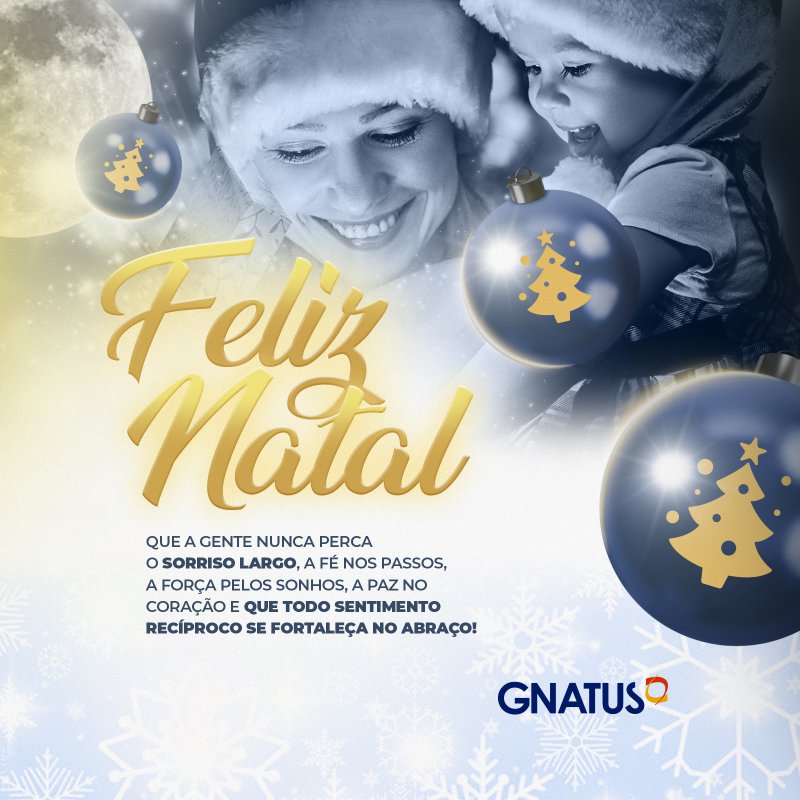 Feliz Natal Feliz Natal Desejamos mais do que presentes para você nesse Natal. Que nessa data você tenha inúmeros sorrisos como motivo para comemorar!