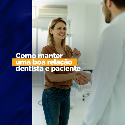 Como manter uma boa relação dentista e paciente Uma das formas de garantir o seu sucesso é pelas palavras que seu paciente vai usar para contar aos amigos dele, sobre quem é você. Ser lembrado com um dentista que dialoga, atencioso e que explica tudo sempre que preciso, é uma das frases boas que seu paciente deve dizer.