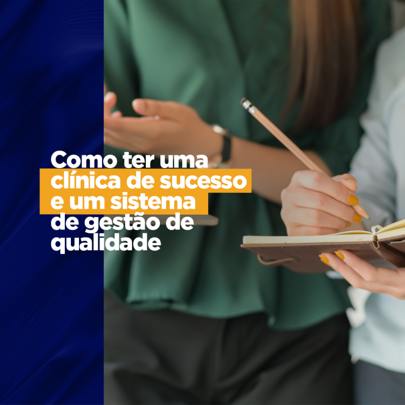 Como ter uma clínica de sucesso e um sistema de gestão de qualidade Como ter uma clínica de sucesso e um sistema de gestão de qualidade O sucesso está diretamente ligado a como o dono do negócio executa sua gestão e o quanto a qualidade é relevante para os procedimentos do espaço. Pode parecer algo complexo e longe de ser alcançado, mas com esforço e dedicação sua clínica pode se tornar a melhor no mercado de sua cidade, região ou estado.
