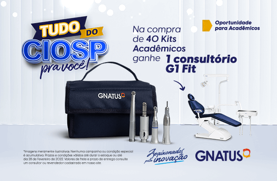 Compre Kit acadêmico e ganhe um consultório Sabe aquela galera que você se identifica desde o trote? Que esta junto todos os pós aulas, seja no bar da frente da facul ou na biblioteca se matando para passar naquela prova de anatomia?   Então...agora chegou o momento de você se lembrar de todos eles, se reunir e ganhar um consultório da Gnatus!   Tudo isso vai ser possível, porque a Atlética Gnatus acaba de lançar uma oportunidade imperdível.   Na compra de 40 Kits acadêmicos Gnatus, que são o de melhor custo-benefício e que tem um design que se destaca com a nova bolsa, você ganha um consultório G1 FIT. Incrível né?   Faz o grupo no whats, chama toda a galera para a compra e garanta agora não só o melhor kit acadêmico que você vai levar para o resto da sua vida profissional, mas também esse consultório maravilhoso.   Agora, a tarefa de decidir se você que viu a publicação primeiro ou quem mais poderá ficar com o consultório a gente deixa para você!   Deixe agora o seu contato e não perca essa oportunidade que é por tempo LIMITADO!