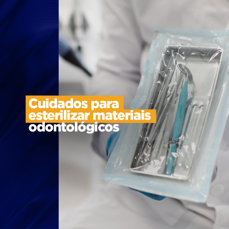 Cuidados para esterilizar materiais odontológicos Oferecemos a você a melhor e mais moderna linha de equipamentos para esterilização de materiais odontológicos do mercado, mas é preciso saber como fazer esse processo e cuidar bem dos seus materiais.