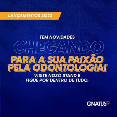 Lançamento do CIOSP 2022 aqui na Gnatus 39º CIOSP - Segundo dia Ainda na área de estética esse lançamento do CIOSP 2022 é a inovação que vai parar o mundo odontológico e solucionar tudo o que você precisa para os seus atendimentos.