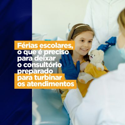 Férias escolares, o que é preciso para deixar o consultório preparado para turbinar os atendimentos experiência profilática do seu paciente A...julho, um dos períodos do ano em que as crianças não vão às escolas e os pais usam o tempo disponível para colocar a saúde dos pequenos em dia. Você está pronto para as férias escolares e os atendimentos no seu consultório?