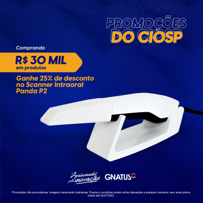 Descontos Especiais CIOSP 2022 Descontos CIOSP 2022 Um evento como o CIOSP merece o melhor que a Gnatus pode te oferer. Conheça todos os Descontos CIOSP 2022 que preparamos para você aproveitar.
