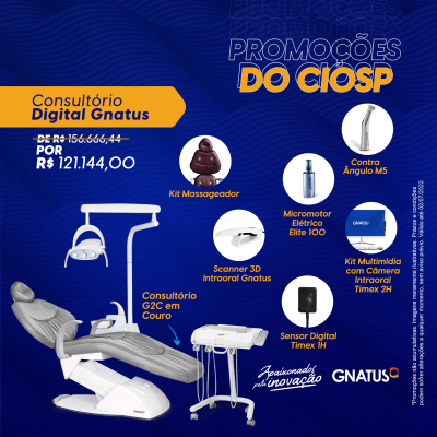 Descontos Especiais CIOSP 2022 Descontos CIOSP 2022 Um evento como o CIOSP merece o melhor que a Gnatus pode te oferer. Conheça todos os Descontos CIOSP 2022 que preparamos para você aproveitar.