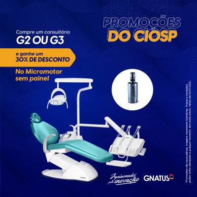 Descontos Especiais CIOSP 2022 Descontos CIOSP 2022 Um evento como o CIOSP merece o melhor que a Gnatus pode te oferer. Conheça todos os Descontos CIOSP 2022 que preparamos para você aproveitar.