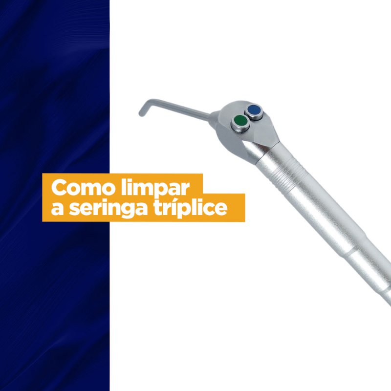 Seringa tríplice – entenda mais sobre Gestão de consultórios odontológicos Seringa tríplice – entenda mais sobre montar consultório odontológico Indispensável a qualquer consultório odontológico a seringa tríplice é de modo geral utilizado para procedimentos de limpeza e secagem durante o tratamento dentário. Mas tem seu destaque em procedimentos odontológicos que requerem profilaxia apropriada.