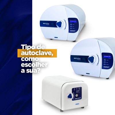 Tipo de autoclave, como escolher a sua? Tipo de autoclave A biossegurança do seu consultório é um critério indiscutível, por isso a autoclave odontológica está entre os primeiros e principais equipamentos para se adquirir quando você for abrir seu consultório. Mas você sabe quais os principais pontos ao se analisar antes de escolher o tipo de autoclave e qual a melhor opção?