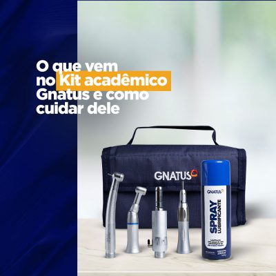 O que vem no Kit acadêmico Gnatus e como cuidar dele Kit acadêmico Gnatus e como cuidar dele Para os estudantes de odontologia em busca de informações sobre o kit acadêmico, é importante escolher o melhor equipamento para acompanhar toda a jornada acadêmica e profissional como cirurgião-dentista.