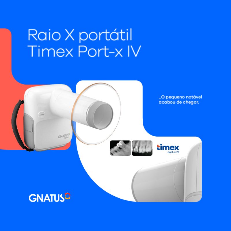 Gnatus lança no Brasil aparelho de raio X odontológico portátil e compacto Portx-IV raio X odontológico portátil