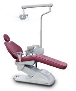 cadeira odontológica G1 FIT C couro cor vinho