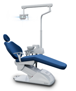 cadeira odontológica G1 FIT C cor azul escuro