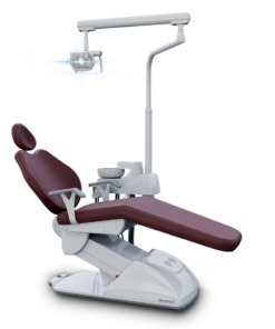 cadeira odontológica G1 FIT C cor couro marrom