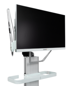 Cart G-Multimídia Cart G-Multimidia O Cart G-Multimídia oferece precisão e facilidade na digitalização dos dentes e estruturas faciais, incluindo uma plataforma estável e uma tela multimídia acoplada para ajustar configurações e visualizar imagens em tempo real, garantindo mais eficiência no procedimento.