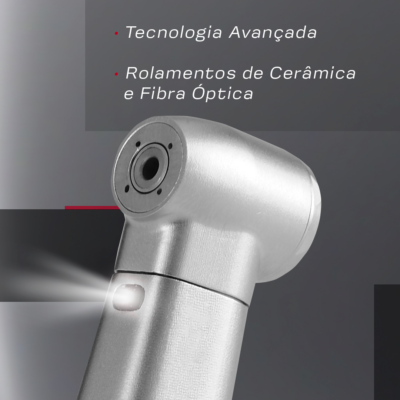 Descubra a excelência do Contra-ângulo M5 da Gnatus. Contra-ângulo M5 Descubra a excelência do Contra-ângulo M5 da Gnatus. Contra-ângulo M5 Com sua estrutura em liga de alumínio e aço inoxidável, ele oferece alta performance e durabilidade para todos os procedimentos odontológicos.