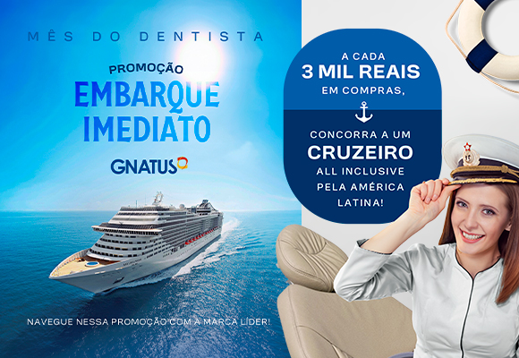 O melhor mês do dentista de todos os tempos é aqui! Embarque Imediato O melhor mês do dentista de todos os tempos é aqui! Embarque Imediato Como funciona a Promoção Embarque Imediato Gnatus?