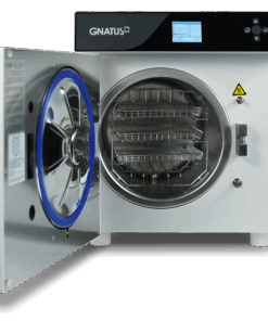 Autoclaves BIOMAX 17 e 22 Litros Autoclaves BIOMAX 17 e 22 Litros A nova Autoclave Biomax Gnatus eleva o padrão de biossegurança com tecnologia inteligente, operação intuitiva e rastreabilidade completa. Desenvolvida para clínicas que buscam eficiência e proteção em cada ciclo, oferece interface touch screen, secagem automática com porta fechada e registro digital via USB. Mais capacidade, precisão e confiabilidade no dia a dia clínico.