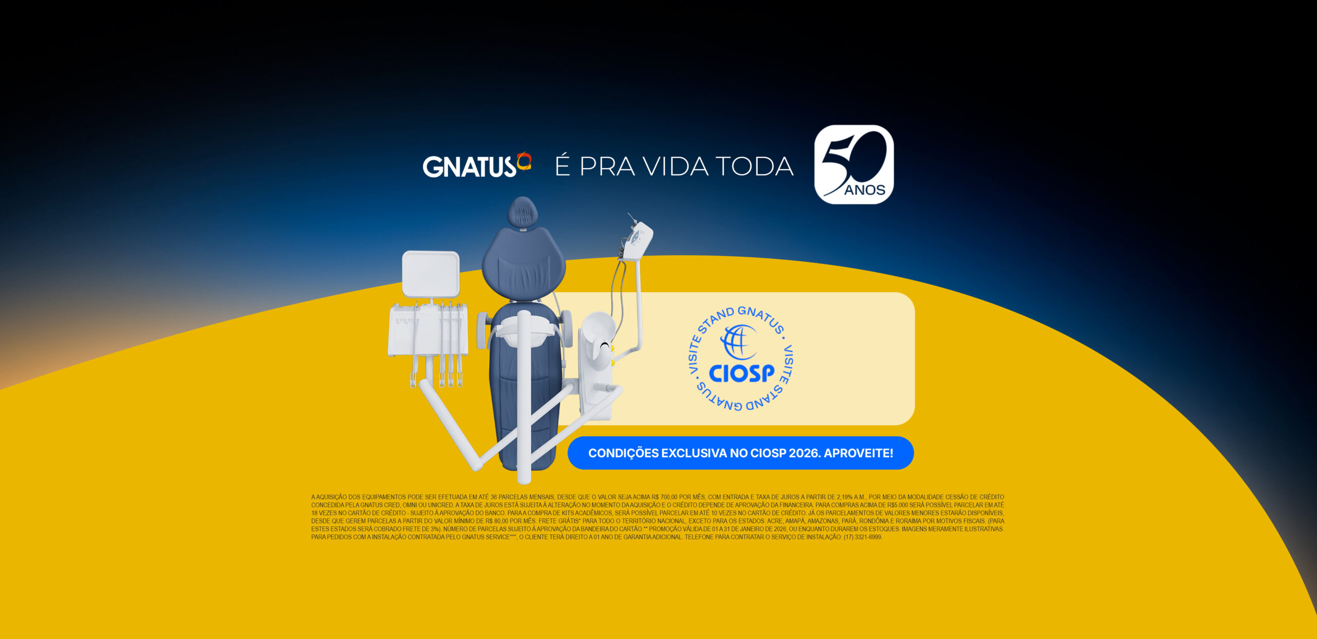 Home Page Produtos Odontológicos Os benefícios dos produtos para consultório odontológico e também para consultórios médicos da Gnatus começam pelo seu investimento contínuo em tecnologia e inovação para proporcionar qualidade de vida, saúde e praticidade ao dia-a-dia dos seus clientes profissionais e dos seus pacientes. Como loja de produtos odontológicos, a Gnatus possui confiabilidade de quem está presente no mercado a um tempo considerável, sem contar que não há terceirização na produção, o que garante padronização e segurança. Não é apenas uma loja revendedora, mas também idealizadora dos produtos e fabricante, alinhando toda a cadeia de produção e tendo como resultado produtos odontológicos de nível máximo de durabilidade e desempenho. O maior catálogo de produtos do setor pode ser encontrado em nossa loja de produtos odontológicos, o que permite que encontre tudo que necessita para o seu consultório em um só local, facilitando as suas compras e garantindo equipamentos com a mesma qualidade.